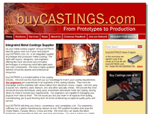 Tablet Screenshot of buycastings.com